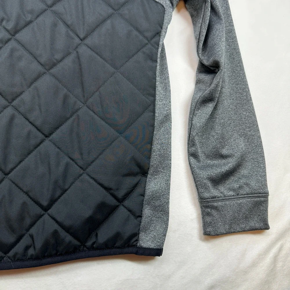 Callaway Golf‎ Weather Series Quilted Full Zip Jacket Mens Medium Gray Black